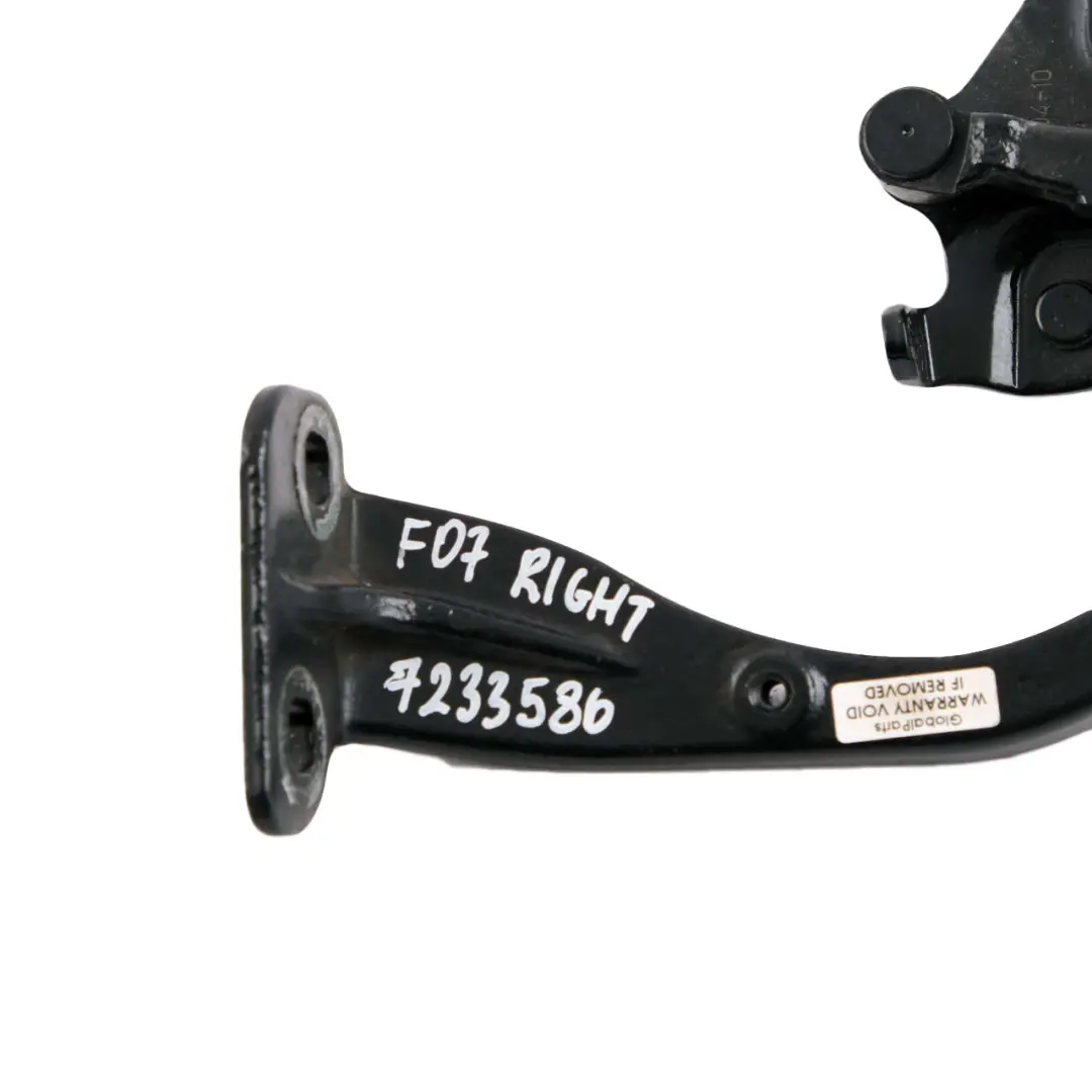 Koffer Raum Deckel Scharnier BMW F07 GT Gran Turismo Rechts Hinten Unten für mit Teilenummer 7233586 Koffer Raum Deckel Scharnier BMW F07 GT Gran Turismo Rechts Hinten Unten - SKU 7233586 - Teilenummer 7233586