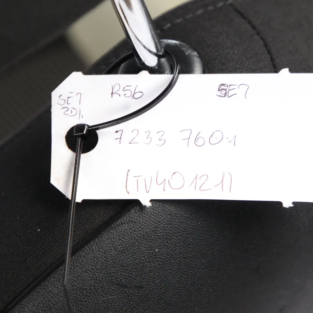 Seats Mini Cooper R56 Sport Fabric Cloth/Leather Cream White Front Rear Seat to with Part number 7233760 Seats Mini Cooper R56 Sport Fabric Cloth/Leather Cream White Front Rear Seat - SKU 7233760-1 - Part number 7233760