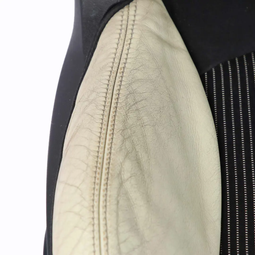 Seats Mini Cooper R56 Sport Fabric Cloth/Leather Cream White Front Rear Seat to with Part number 7233760 Seats Mini Cooper R56 Sport Fabric Cloth/Leather Cream White Front Rear Seat - SKU 7233760-1 - Part number 7233760