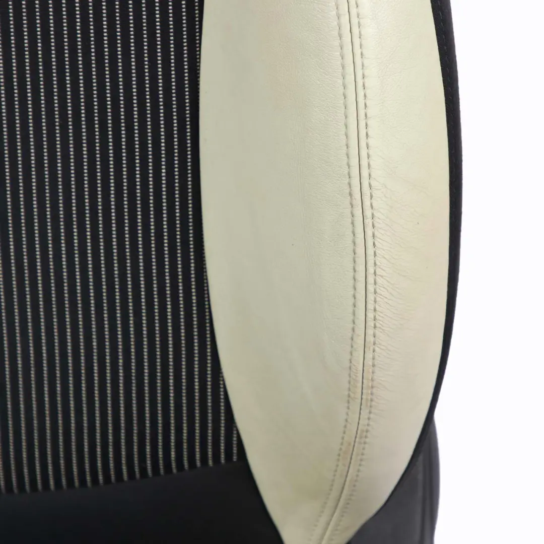 Seats Mini Cooper R56 Sport Fabric Cloth/Leather Cream White Front Rear Seat to with Part number 7233760 Seats Mini Cooper R56 Sport Fabric Cloth/Leather Cream White Front Rear Seat - SKU 7233760-1 - Part number 7233760