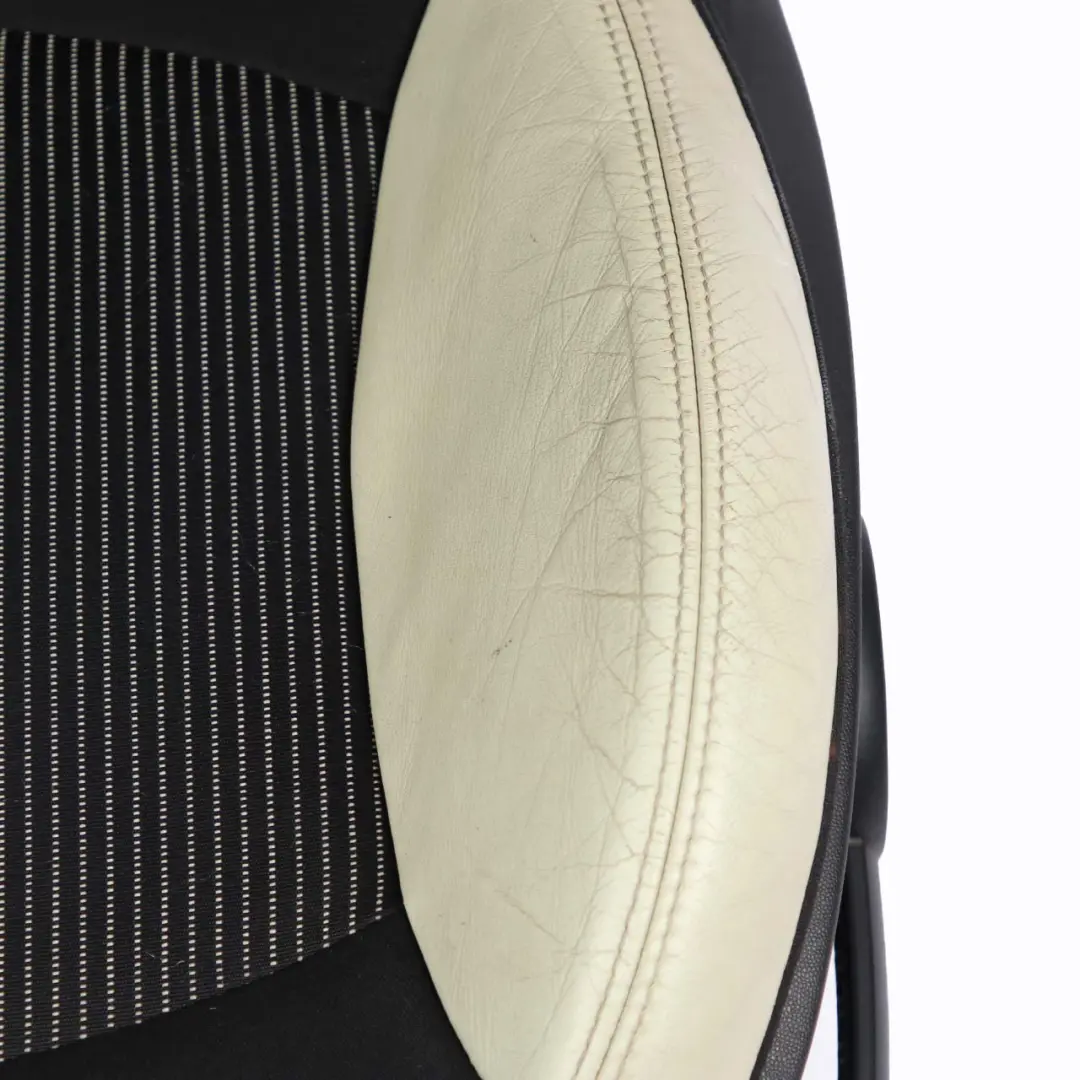 Seats Mini Cooper R56 Sport Fabric Cloth/Leather Cream White Front Rear Seat to with Part number 7233760 Seats Mini Cooper R56 Sport Fabric Cloth/Leather Cream White Front Rear Seat - SKU 7233760-1 - Part number 7233760