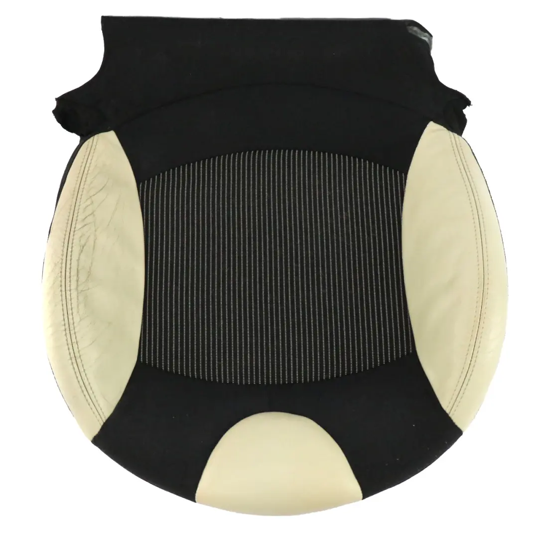 Mini Cooper R56 R57 Vorne Rechts Sport Sitzbezug Halb Leder Creme Weiß - SKU 7233760-2 - Teilenummer 7233760