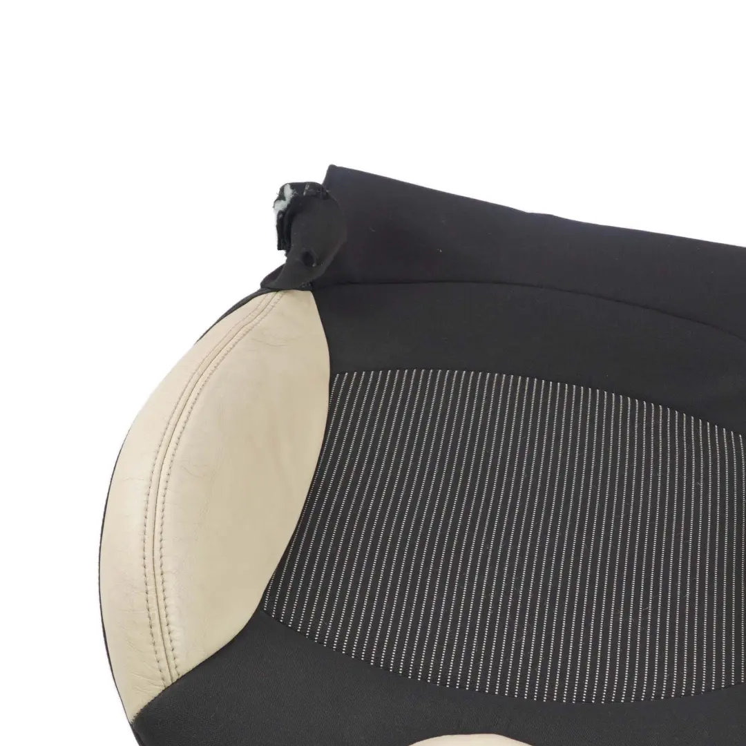 Delantero Derecho Funda Asiento Sport Medio Cuero Crema Blanco para Mini R56 R57 con número de pieza 7233760 Mini R56 R57 Delantero Derecho Funda Asiento Sport Medio Cuero Crema Blanco - SKU 7233760 - Número de pieza 7233760