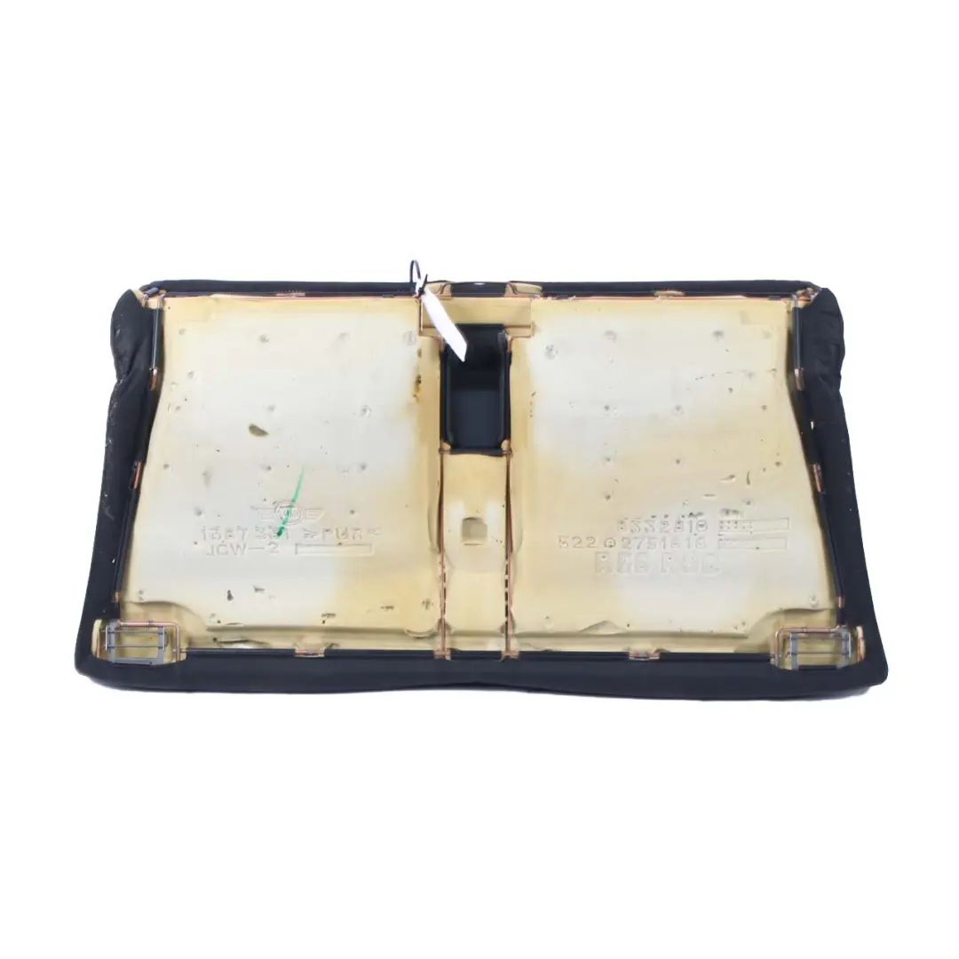 Siedzisko Kanapa Sofa Tylna Tył Pół Skóra Ray Carbon Czarny do Mini R55 R56 o numerze 7233771 Mini R55 R56 Siedzisko Kanapa Sofa Tylna Tył Pół Skóra Ray Carbon Czarny - SKU 7233771 - Numer Części 7233771