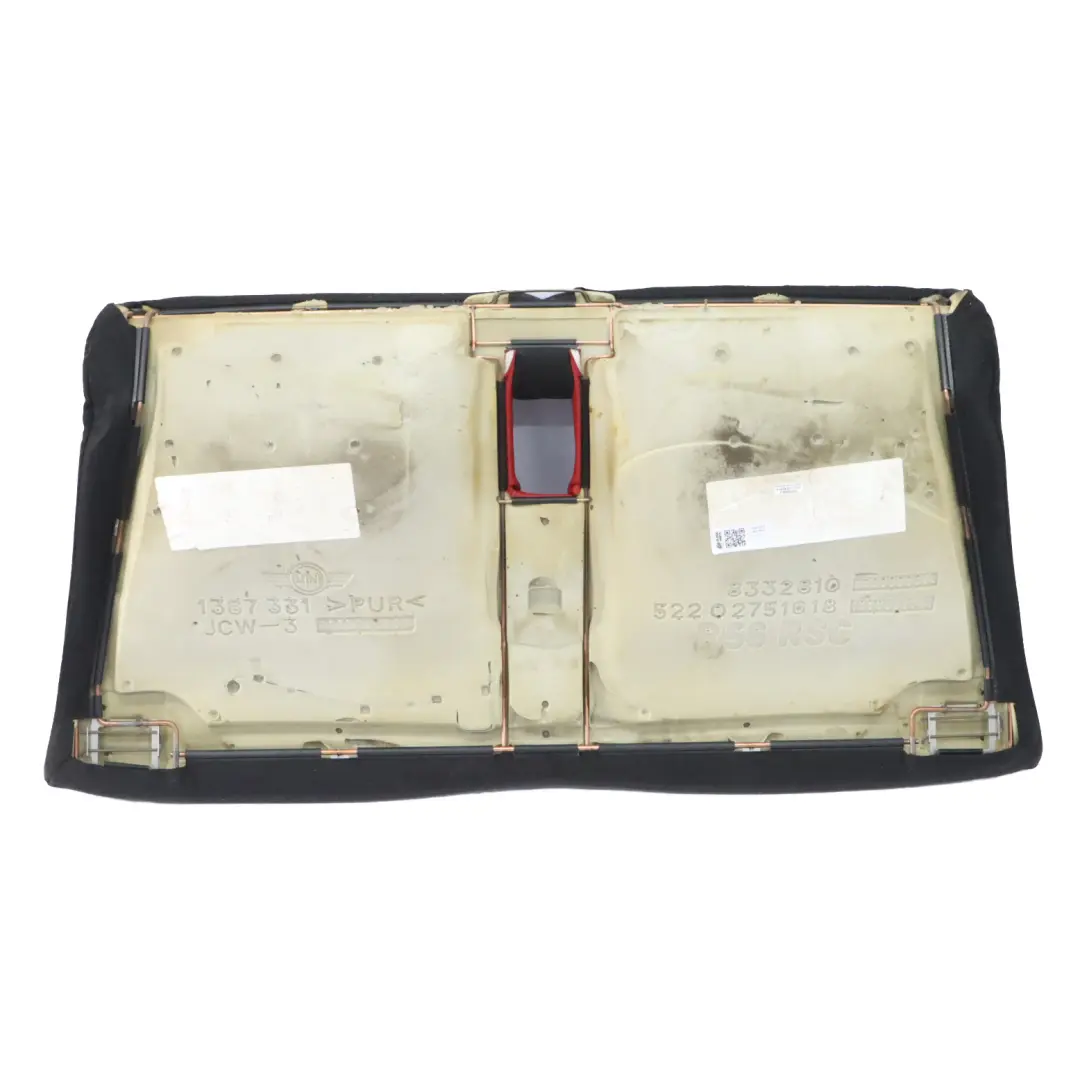 Bench Mini R55 R56 R57 Rear Seat Couch Cover Half Leather Rooster Red to Rear Seat with Part number 7233779 Rear Seat Bench Mini R55 R56 R57 Rear Seat Couch Cover Half Leather Rooster Red - SKU 7233779-1 - Part number 7233779