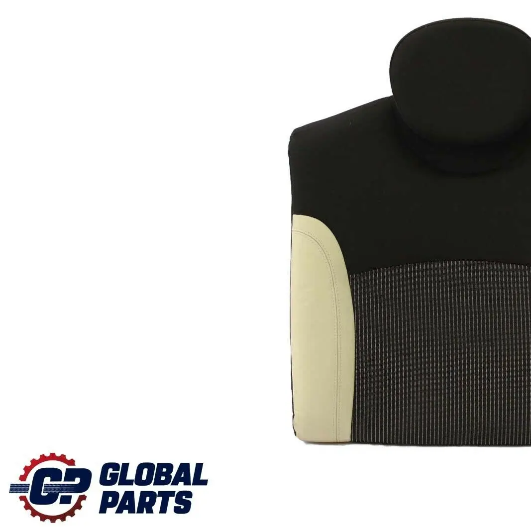 Mini Cooper One R56 Bezug Lehne Stoff / Leder Hinten Links Sitz Cream White - SKU 7233786 - Teilenummer 7233786