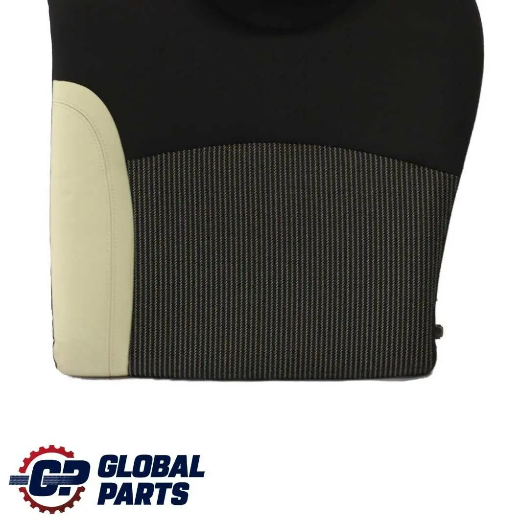 Mini Cooper One R56 Rear Left N/S Seat Backrest Cloth / Leather Cream White - SKU 7233786 - Part number 7233786