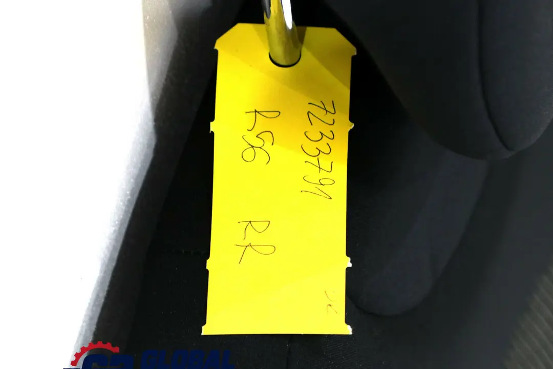 BMW MINI Cooper R56 Rear Right O/S Seat Backrest Cloth / Leather Carbon Black - SKU 7233791 - Part number 7233791