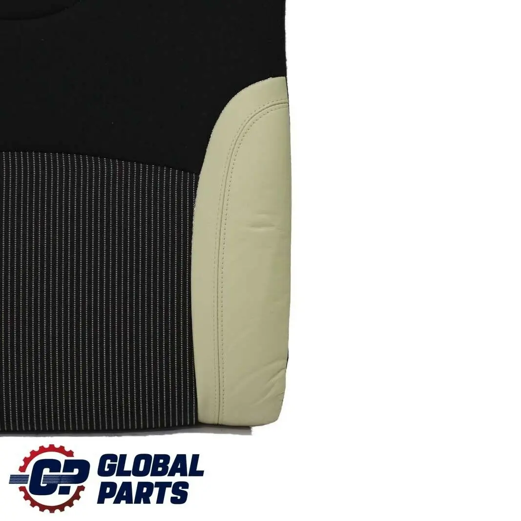 Mini Cooper One R56 Rear Right O/S Seat Backrest Cloth / Leather Cream White - SKU 7233792 - Part number 7233792
