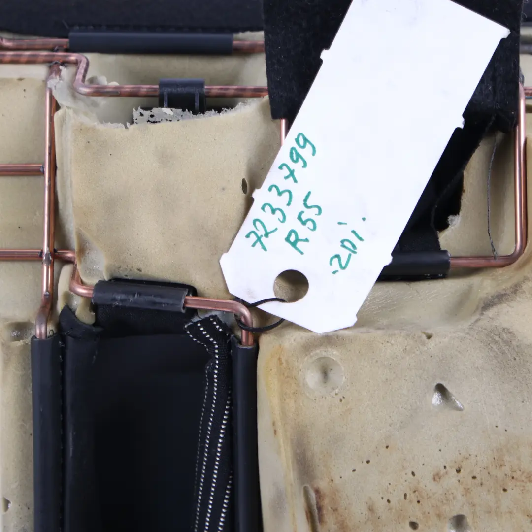 Bench Sofa Couch Cloth / Leather Carbon Black to Mini Clubman R55 Rear Seat with Part number 7270402 Mini Clubman R55 Rear Seat Bench Sofa Couch Cloth / Leather Carbon Black - SKU 7233799 - Part number 7270402