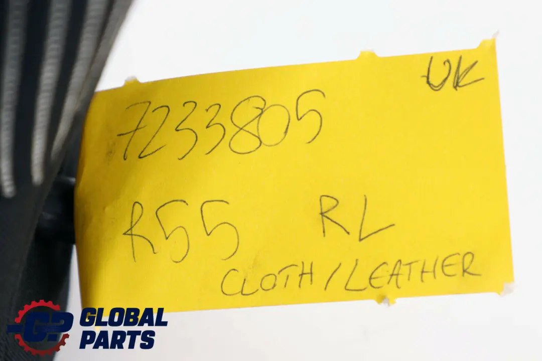 Mini Clubman R55 Siege Arriere Siege a Gauche Reference Reste Tissu en Cuir - SKU 7233805 - Numéro de pièce 7233805