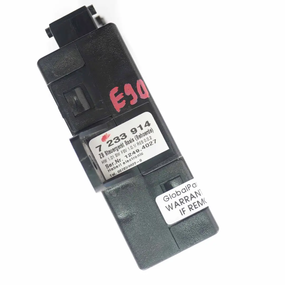 BMW E90 E91 Central Locking Lock Immobilizer Control Unit Module ECU - SKU 7233914 - Part number 7233914