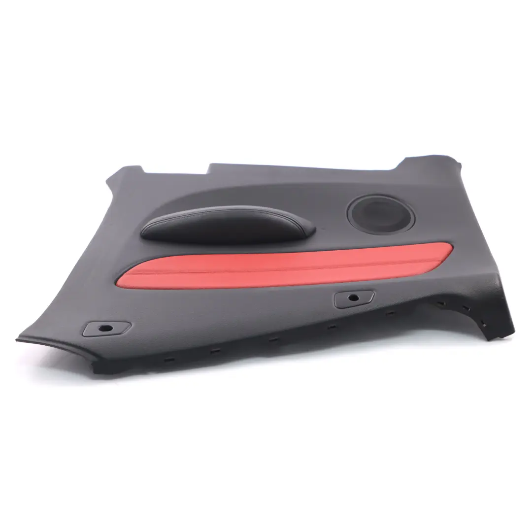 Embellecedor Lateral Trasero Derecho Revestimiento Cuero Rojo para BMW E88 con número de pieza 7234270 BMW E88 Embellecedor Lateral Trasero Derecho Revestimiento Cuero Rojo - SKU 7234270 - Número de pieza 7234270