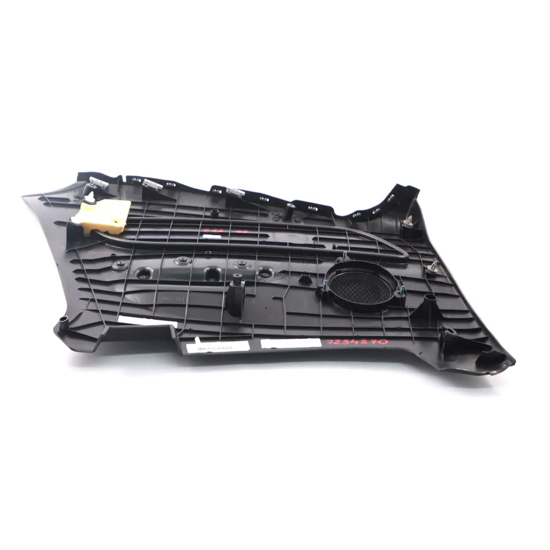 BMW E88 Panneau latéral de garniture Arrière Droite Recouvrement Cuir Rouge - SKU 7234270 - Numéro de pièce 7234270