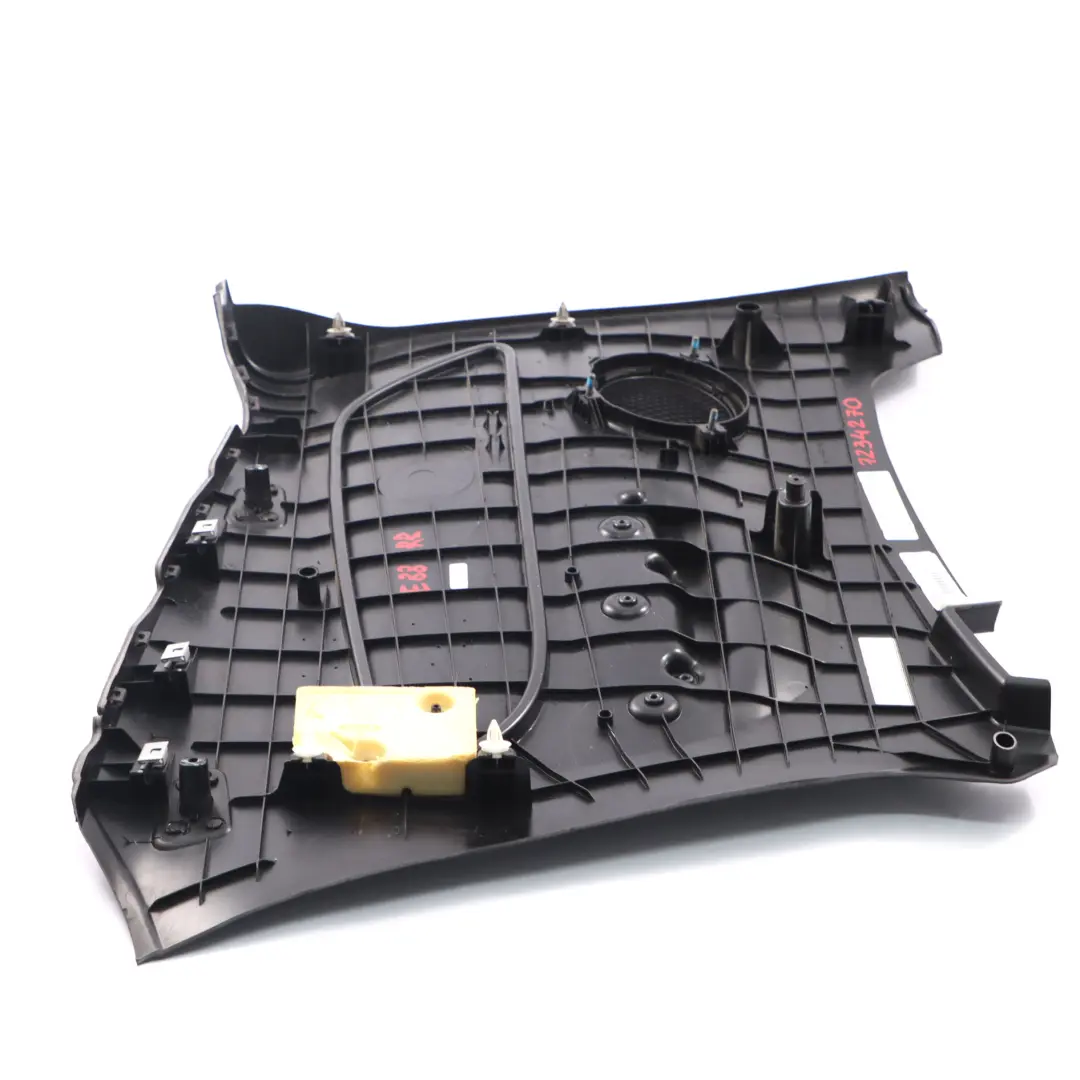 BMW E88 Seitenverkleidung Hinten Rechts Verkleidung Leder Boston Korallenrot - SKU 7234270 - Teilenummer 7234270