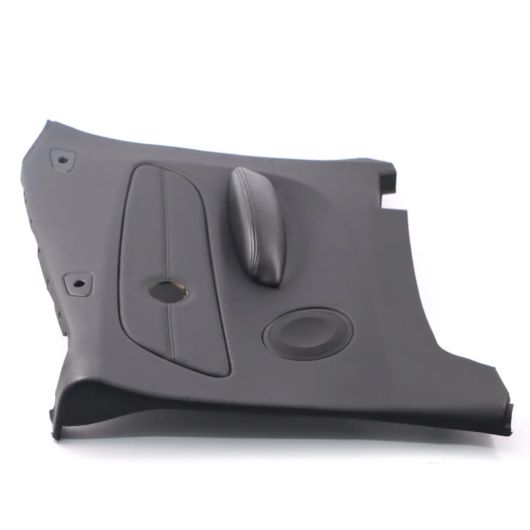 Panneau de garniture latérale arrière droite Cuir noir Boston pour BMW E88 à propos du numéro de pièce 7234278 BMW E88 Panneau de garniture latérale arrière droite Cuir noir Boston - SKU 7234278 - Numéro de pièce 7234278