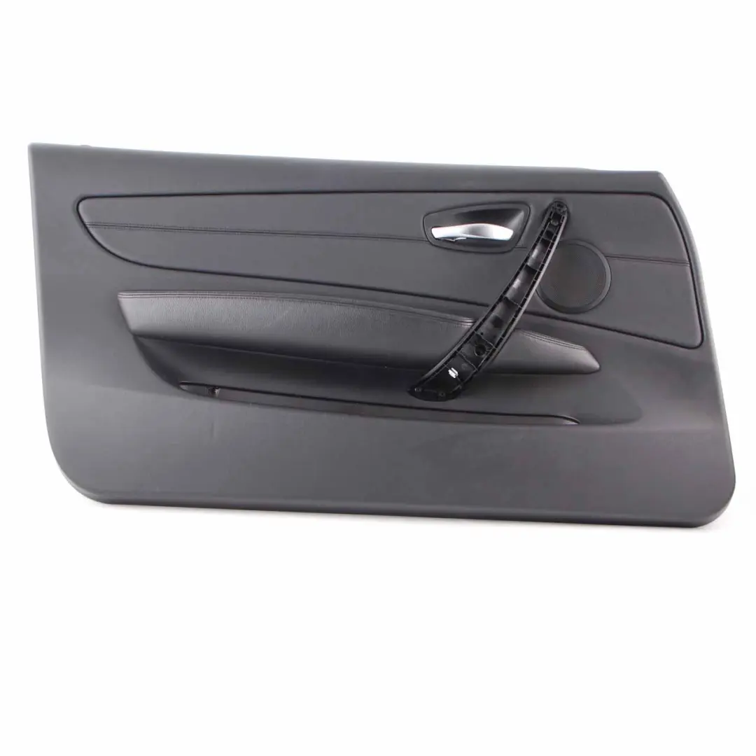 Front Left N/S Trim Panel Door Card Leather Boston Black to BMW 1 E88 Convertible with Part number 7234293 BMW 1 E88 Convertible Front Left N/S Trim Panel Door Card Leather Boston Black - SKU 7234293 - Part number 7234293