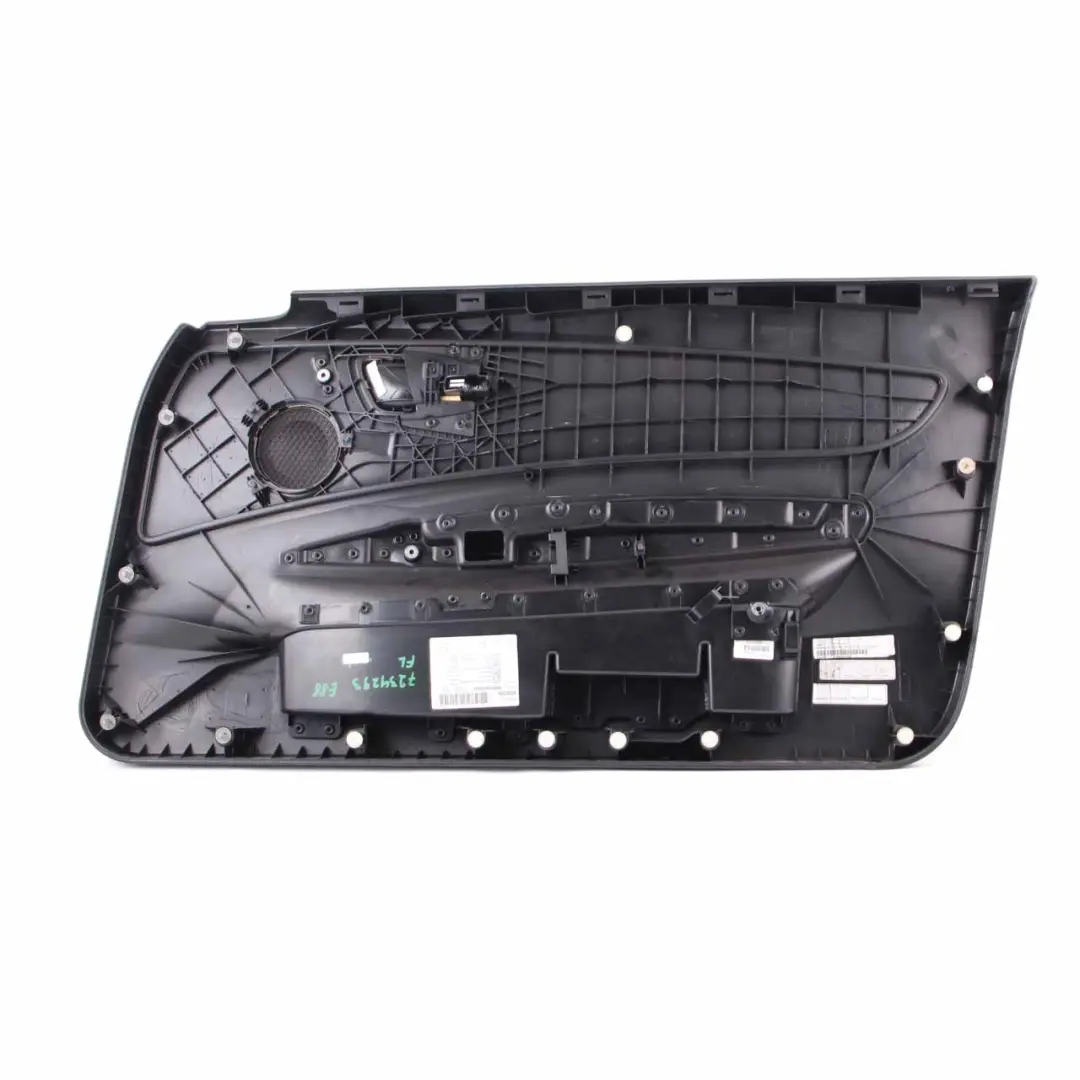 Front Left N/S Trim Panel Door Card Leather Boston Black to BMW 1 E88 Convertible with Part number 7234293 BMW 1 E88 Convertible Front Left N/S Trim Panel Door Card Leather Boston Black - SKU 7234293 - Part number 7234293