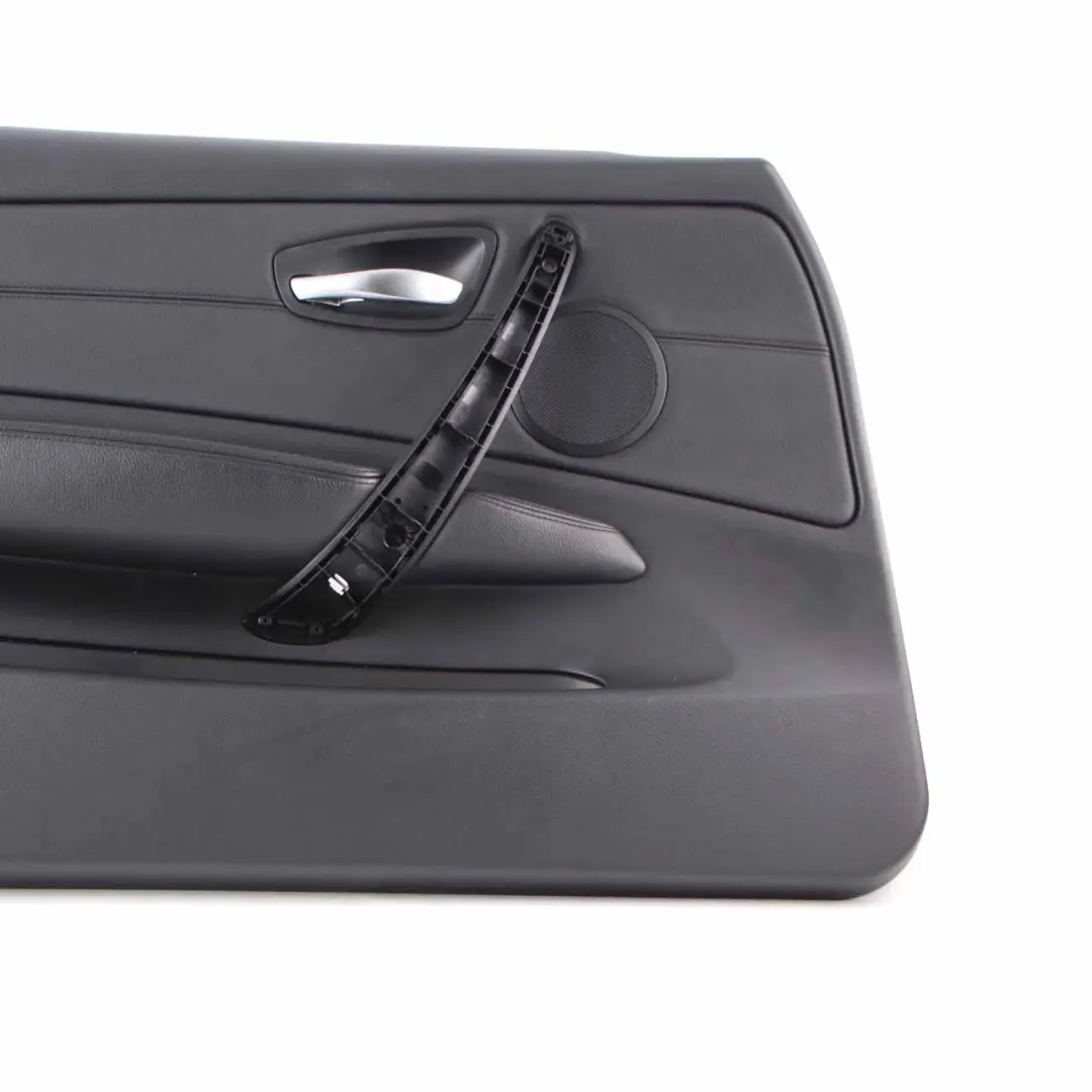 Front Left N/S Trim Panel Door Card Leather Boston Black to BMW 1 E88 Convertible with Part number 7234293 BMW 1 E88 Convertible Front Left N/S Trim Panel Door Card Leather Boston Black - SKU 7234293 - Part number 7234293