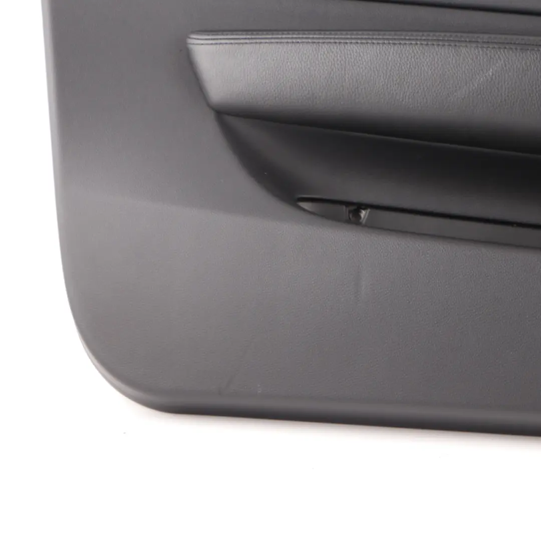 Front Left N/S Trim Panel Door Card Leather Boston Black to BMW 1 E88 Convertible with Part number 7234293 BMW 1 E88 Convertible Front Left N/S Trim Panel Door Card Leather Boston Black - SKU 7234293 - Part number 7234293