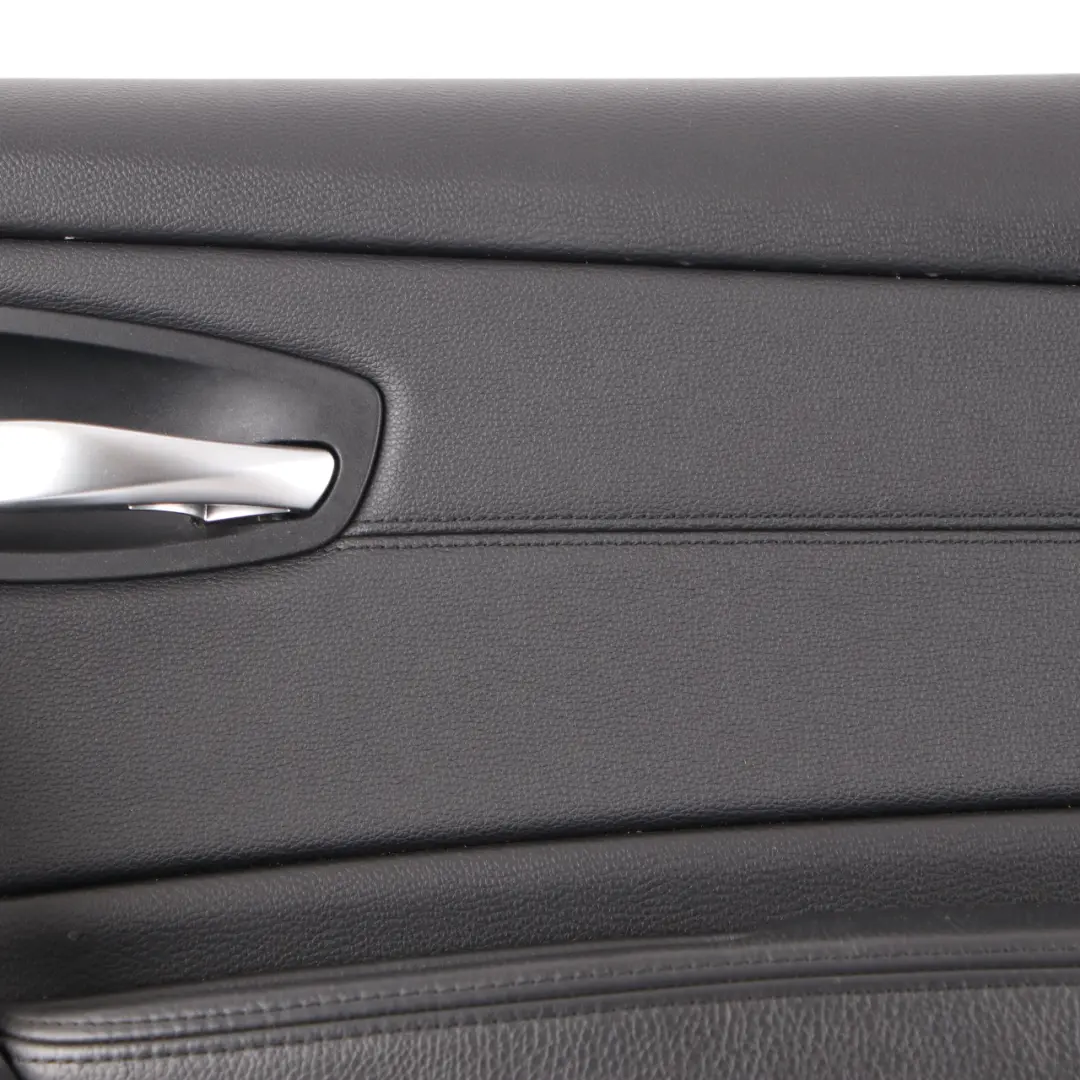  Door Card BMW E88 Convertible Front Right O/S Trim Panel Leather Boston Black - SKU 7234294 - Part number 7234294