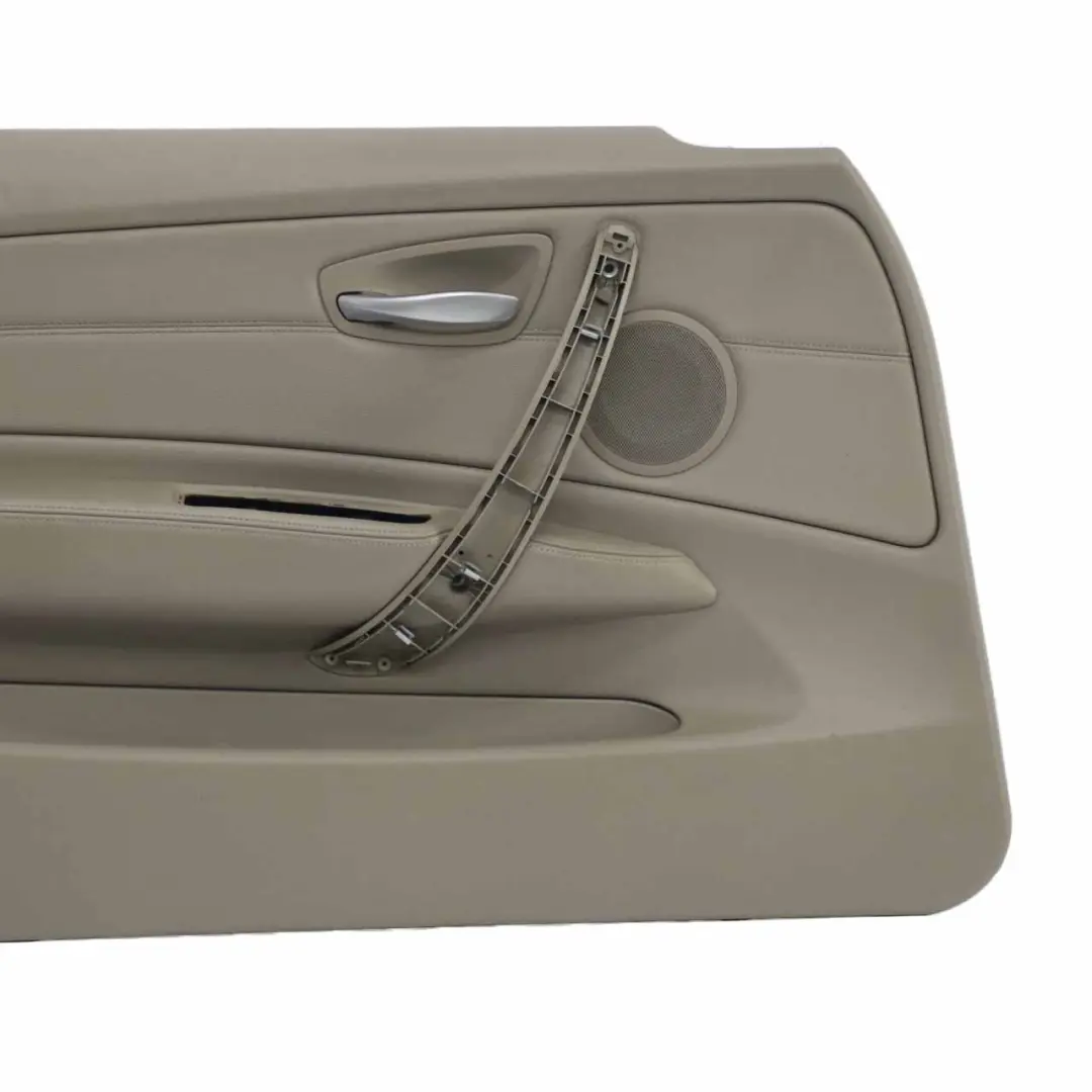 Tarjeta de puerta BMW E88 Cabrio Puerta Delantera Izquierda Cuero Boston Beige para con número de pieza 7234297 Tarjeta de puerta BMW E88 Cabrio Puerta Delantera Izquierda Cuero Boston Beige - SKU 7234297 - Número de pieza 7234297