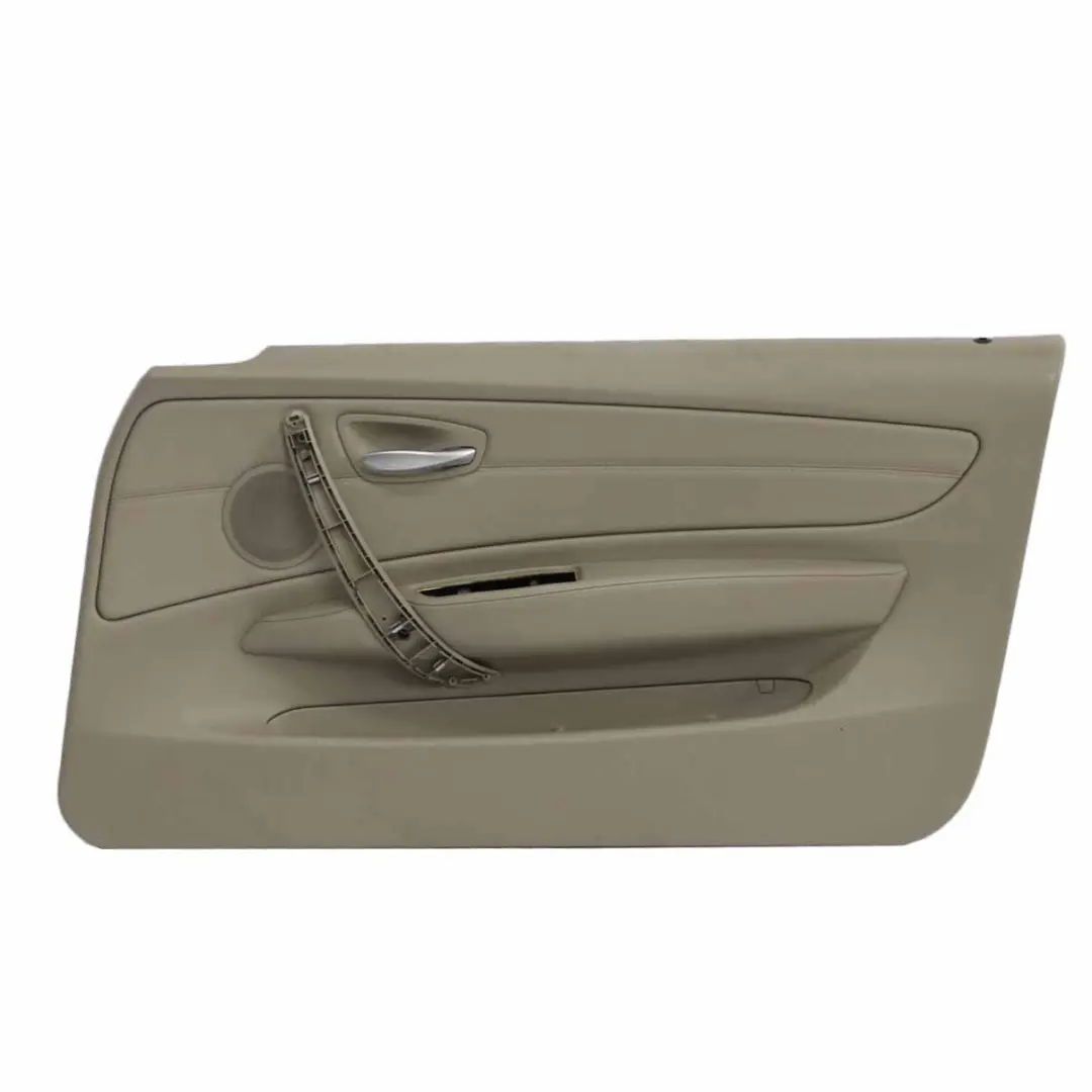 Door Card BMW E88 Cabrio Front Right O/S Door Trim Panel Leather Boston Beige to with Part number 7234298 Door Card BMW E88 Cabrio Front Right O/S Door Trim Panel Leather Boston Beige - SKU 7234298 - Part number 7234298