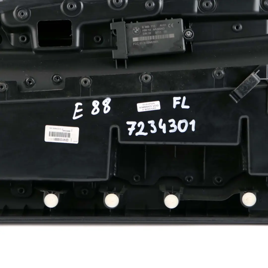 BMW E88 Cabrio vorne links Verkleidung Türkarte Leder Koralle Rot - SKU 7234301 - Teilenummer 7234301