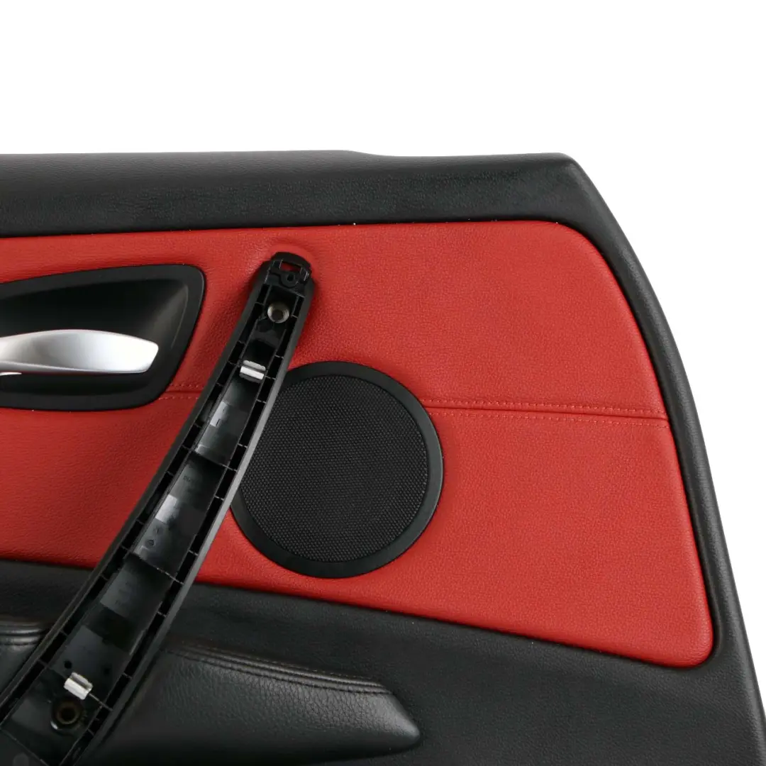 vorne links Verkleidung Türkarte Leder Koralle Rot für BMW E88 Cabrio mit Teilenummer 7234301 BMW E88 Cabrio vorne links Verkleidung Türkarte Leder Koralle Rot - SKU 7234301 - Teilenummer 7234301