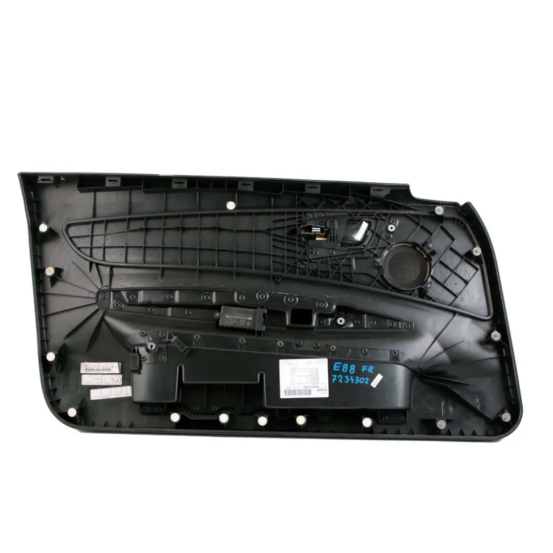 Front Right O/S Trim Panel Door Card Leather Coral Red to BMW 1 E88 Cabrio with Part number 7234302 BMW 1 E88 Cabrio Front Right O/S Trim Panel Door Card Leather Coral Red - SKU 7234302 - Part number 7234302