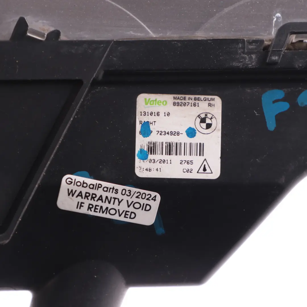  Fog Lamp BMW F06 F12 F13 LED Bumper Light Lamp Front Right O/S - SKU 7234928 - Part number 7234928