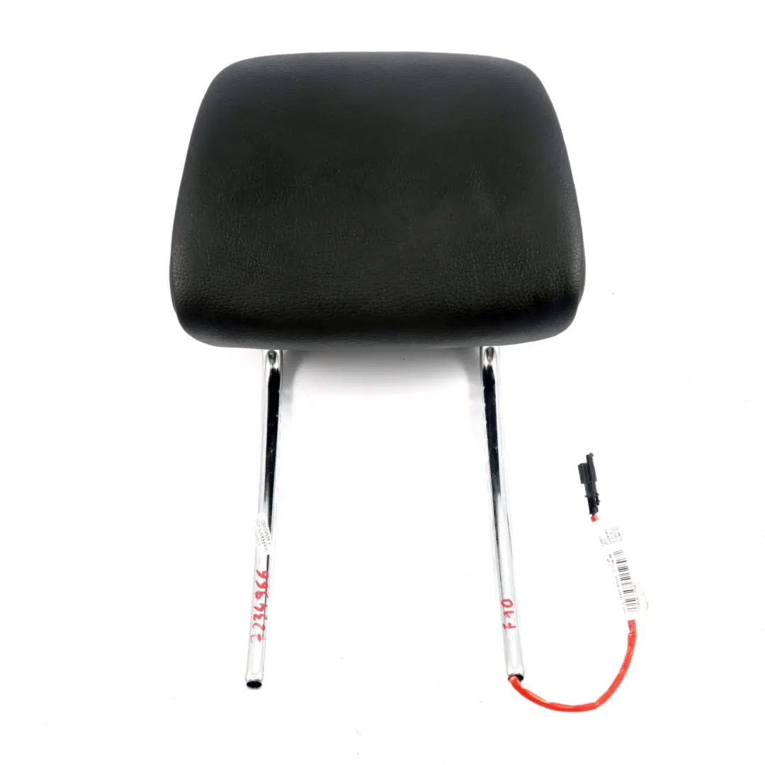 Front Seat Headrest BMW F07 F10 F11 Left Right N/O/S Black Leather to with Part number 7234966 Front Seat Headrest BMW F07 F10 F11 Left Right N/O/S Black Leather - SKU 7234966 - Part number 7234966