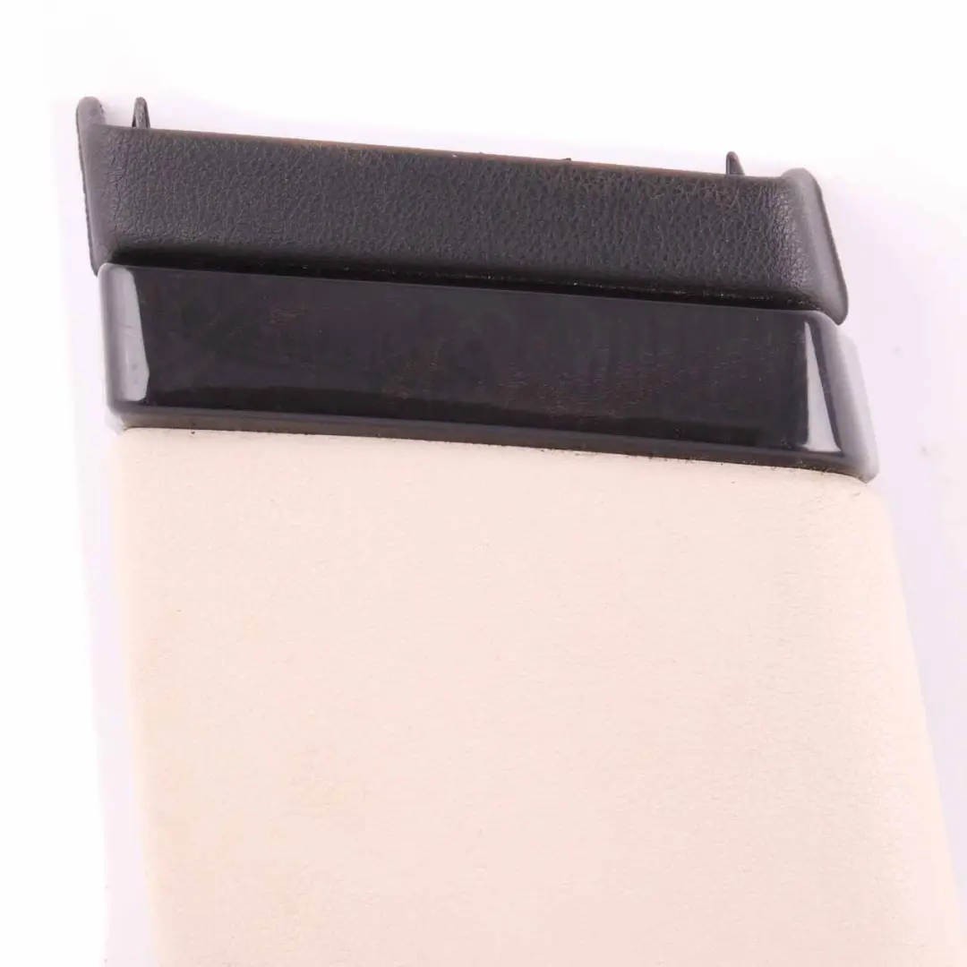 Pilar B BMW F20 Tapa Columna Medio Interior Moldura Marfil Blanco para con número de pieza 7235113 Pilar B BMW F20 Tapa Columna Medio Interior Moldura Marfil Blanco - SKU 7235113 - Número de pieza 7235113