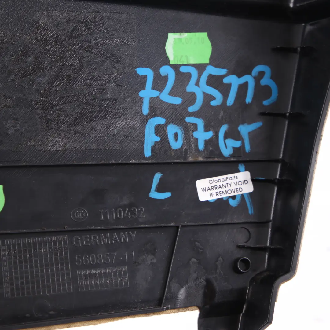 Pilar B BMW F20 Tapa Columna Medio Interior Moldura Marfil Blanco para con número de pieza 7235113 Pilar B BMW F20 Tapa Columna Medio Interior Moldura Marfil Blanco - SKU 7235113 - Número de pieza 7235113