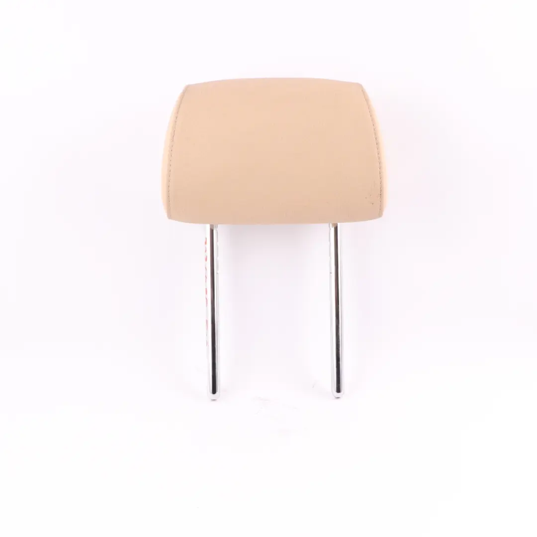 Headrest BMW F10 F11 Rear Seat Left Right Head Rest Leather Dakota Beige to Rear with Part number 7236085 Rear Headrest BMW F10 F11 Rear Seat Left Right Head Rest Leather Dakota Beige - SKU 7236085 - Part number 7236085