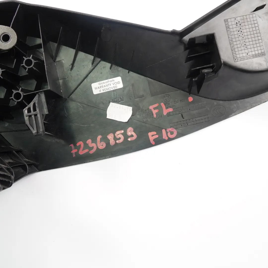 BMW F07 F10 F11 Blende Abdeckung Sitz Aussen Links Sitz Vorn - SKU 7236859 - Teilenummer 7236859