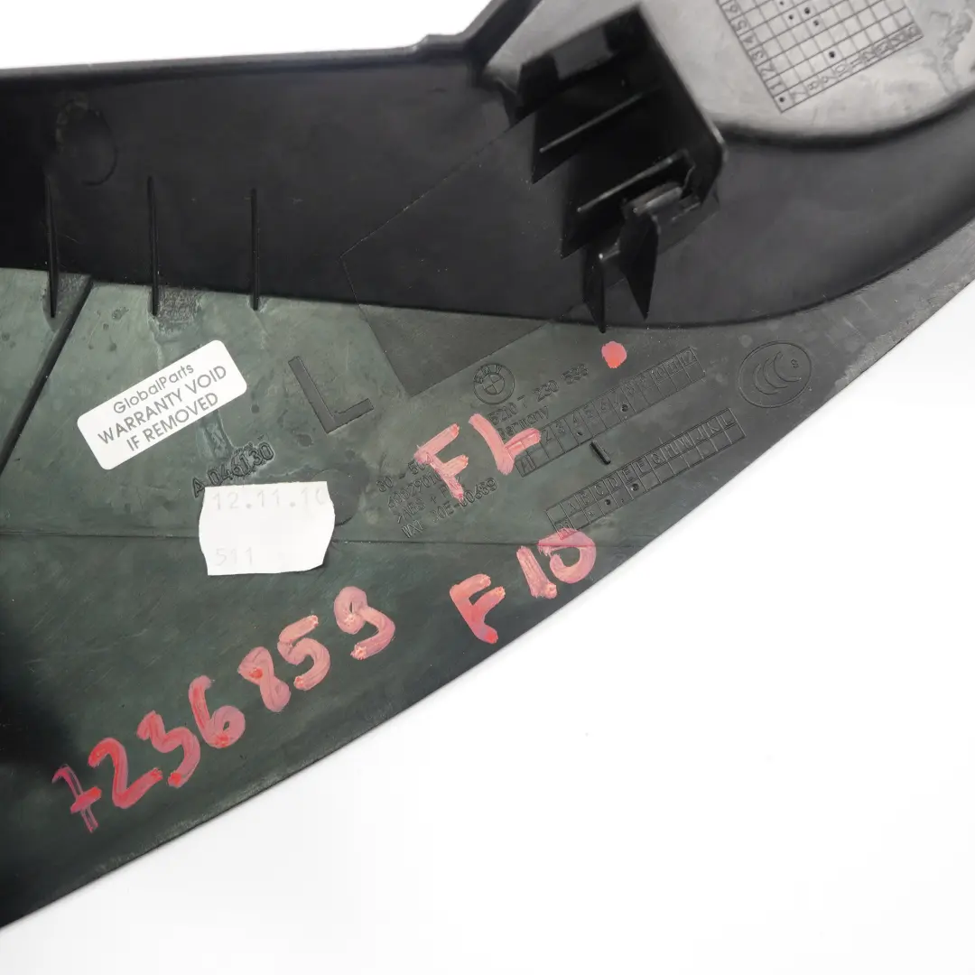 Blende Abdeckung Sitz Aussen Links Sitz Vorn für BMW F07 F10 F11 mit Teilenummer 7236859 BMW F07 F10 F11 Blende Abdeckung Sitz Aussen Links Sitz Vorn - SKU 7236859 - Teilenummer 7236859