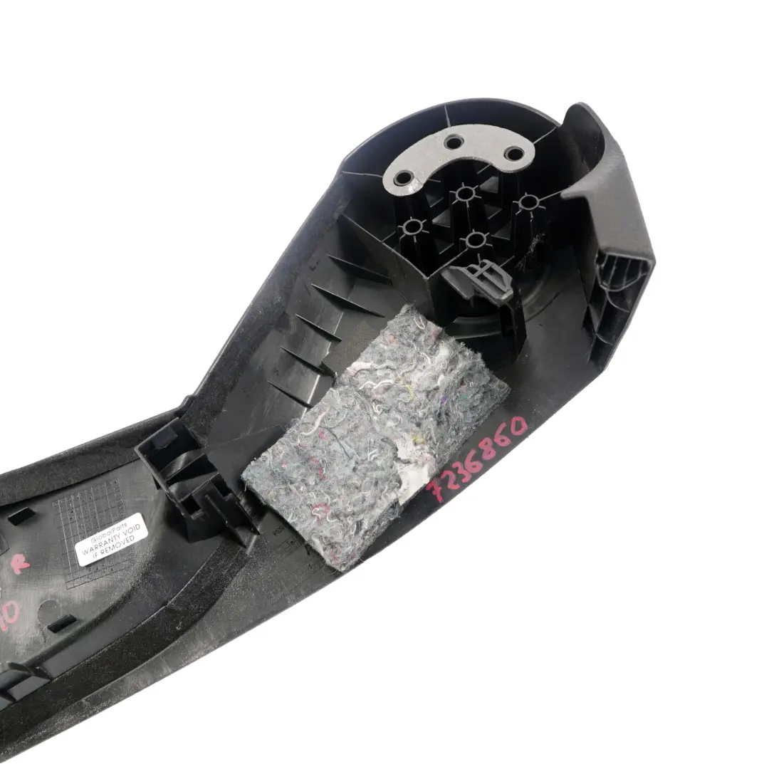 Funda Asiento DelanteroBMW F07 F10 F11 Recorte Exterior Derecho Negro para con número de pieza 7236860 Funda Asiento DelanteroBMW F07 F10 F11 Recorte Exterior Derecho Negro - SKU 7236860 - Número de pieza 7236860