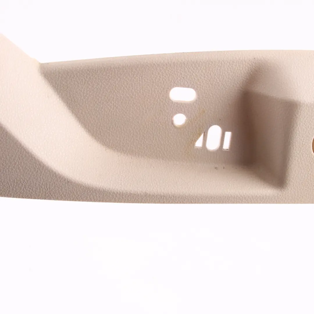 Trim Front Right O/S Switch Panel Cover Elfenbeinweiss 7230534 to BMW F07 GT Seat with Part number 7236866 BMW F07 GT Seat Trim Front Right O/S Switch Panel Cover Elfenbeinweiss 7230534 - SKU 7236866 - Part number 7236866