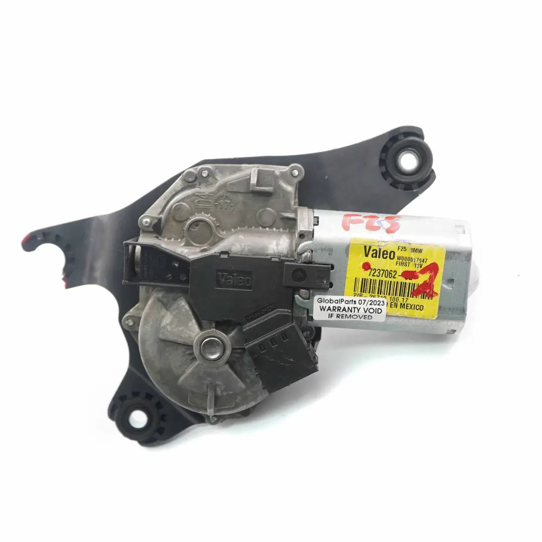 Rear Wiper Motor BMW X3 F25 Window Panel Control Unit Trunk Lid Tailgate - SKU 7237062-2 - Part number 7237062