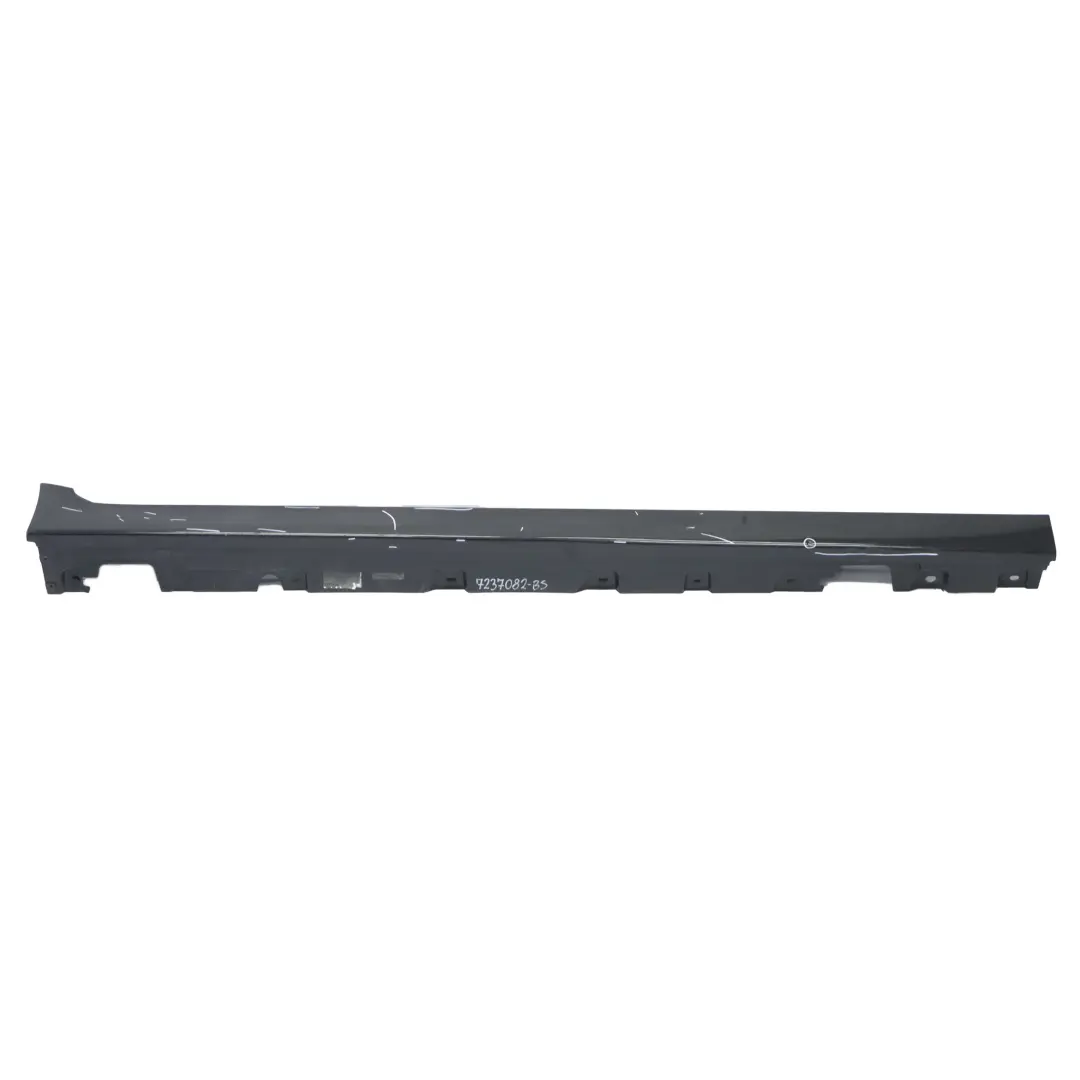 BMW F10 F11 Tapa de umbral de puerta Faldón Panel Derecho Black Sapphire - 475 - SKU 7237082-BS - Número de pieza 2209828