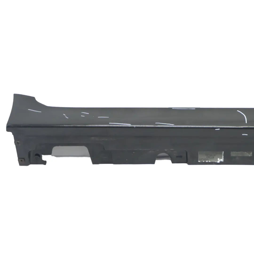 BMW F10 F11 Coperchio davanzale porta Gonna Pannello destro Black Sapphire - 475 - SKU 7237082-BS - Numero di parte 2209828