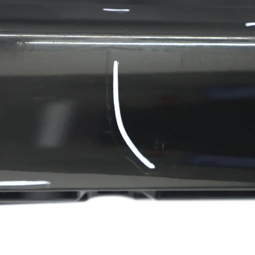BMW F10 F11 Coperchio davanzale porta Gonna Pannello destro Black Sapphire - 475 - SKU 7237082-BS - Numero di parte 2209828