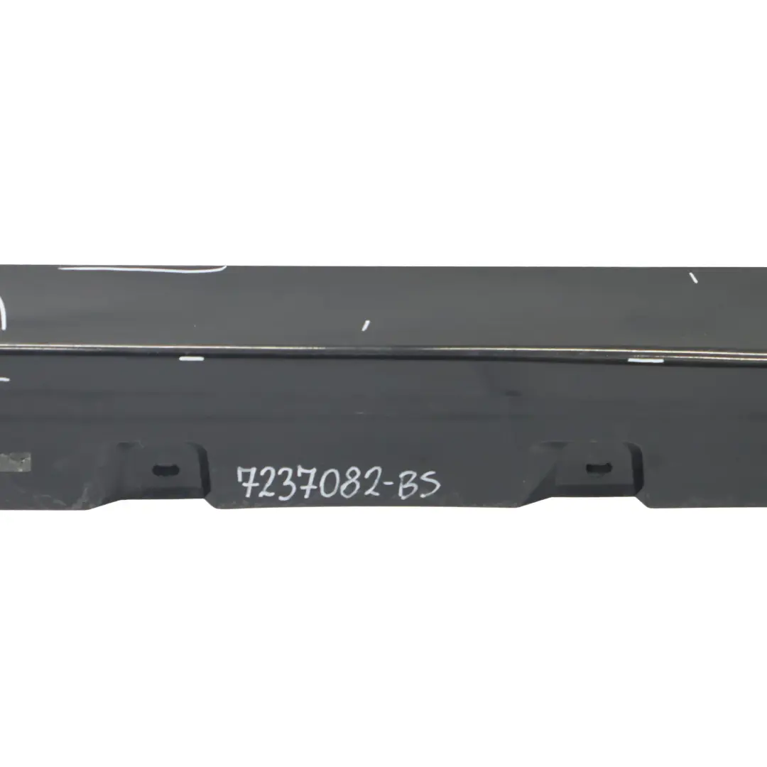 BMW F10 F11 Tapa de umbral de puerta Faldón Panel Derecho Black Sapphire - 475 - SKU 7237082-BS - Número de pieza 2209828