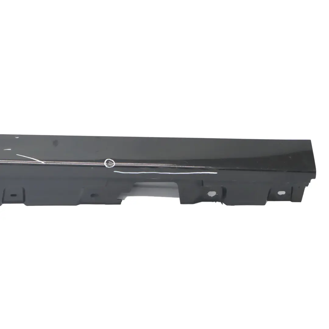 Door Sill Cover Skirt Panel Right O/S Black Sapphire Metallic - 475 to BMW F10 F11 with Part number 2209828 BMW F10 F11 Door Sill Cover Skirt Panel Right O/S Black Sapphire Metallic - 475 - SKU 7237082-BS - Part number 2209828