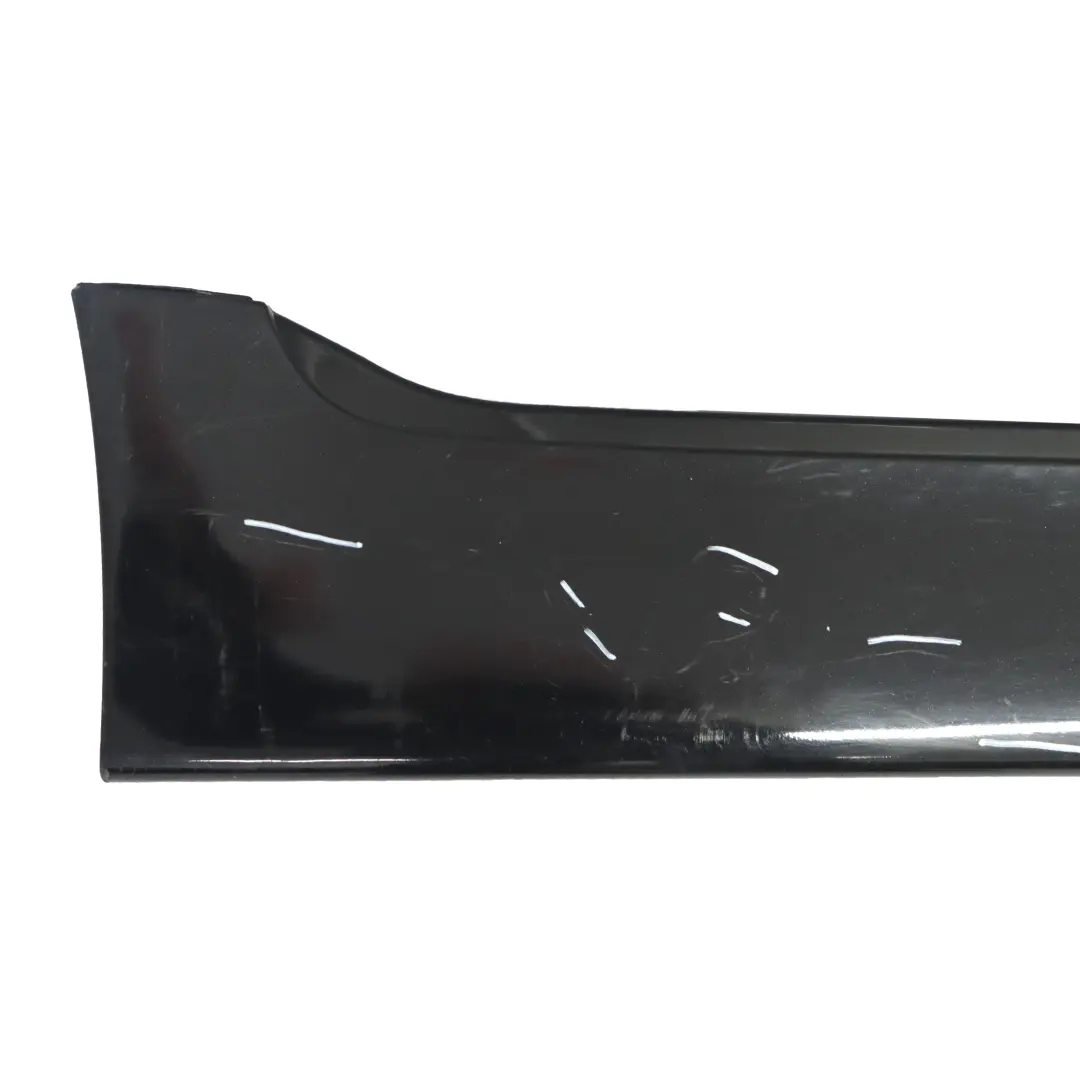 BMW F10 F11 Tapa de umbral de puerta Faldón Panel Derecho Black Sapphire - 475 - SKU 7237082-BS - Número de pieza 2209828