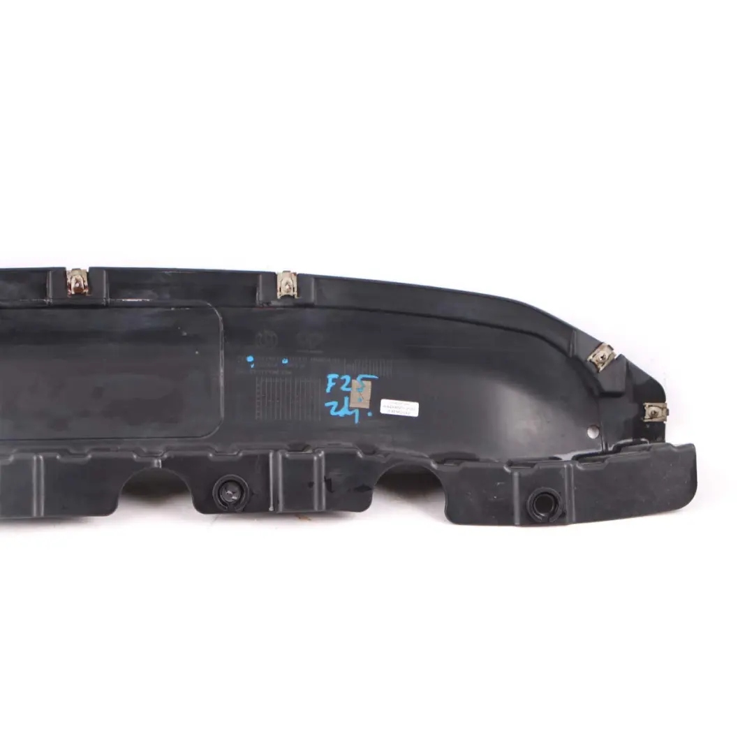 BMW X3 F25 Pare chocs Rear Trim Panel Covering Bottom Noir - SKU 7237453 - Numéro de pièce 7237453