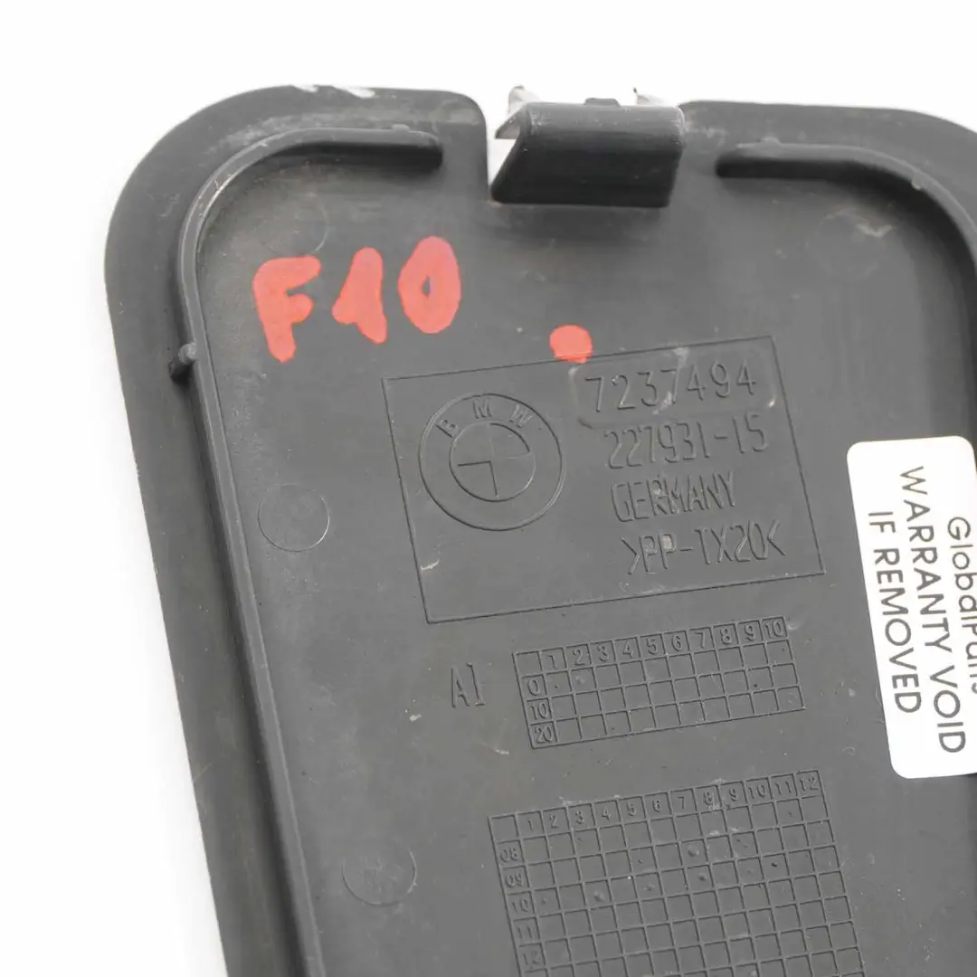 BMW F10 F11 Conducto Aire Delantero Panel Admisión Flap Rejilla - SKU 7237494 - Número de pieza 7237494