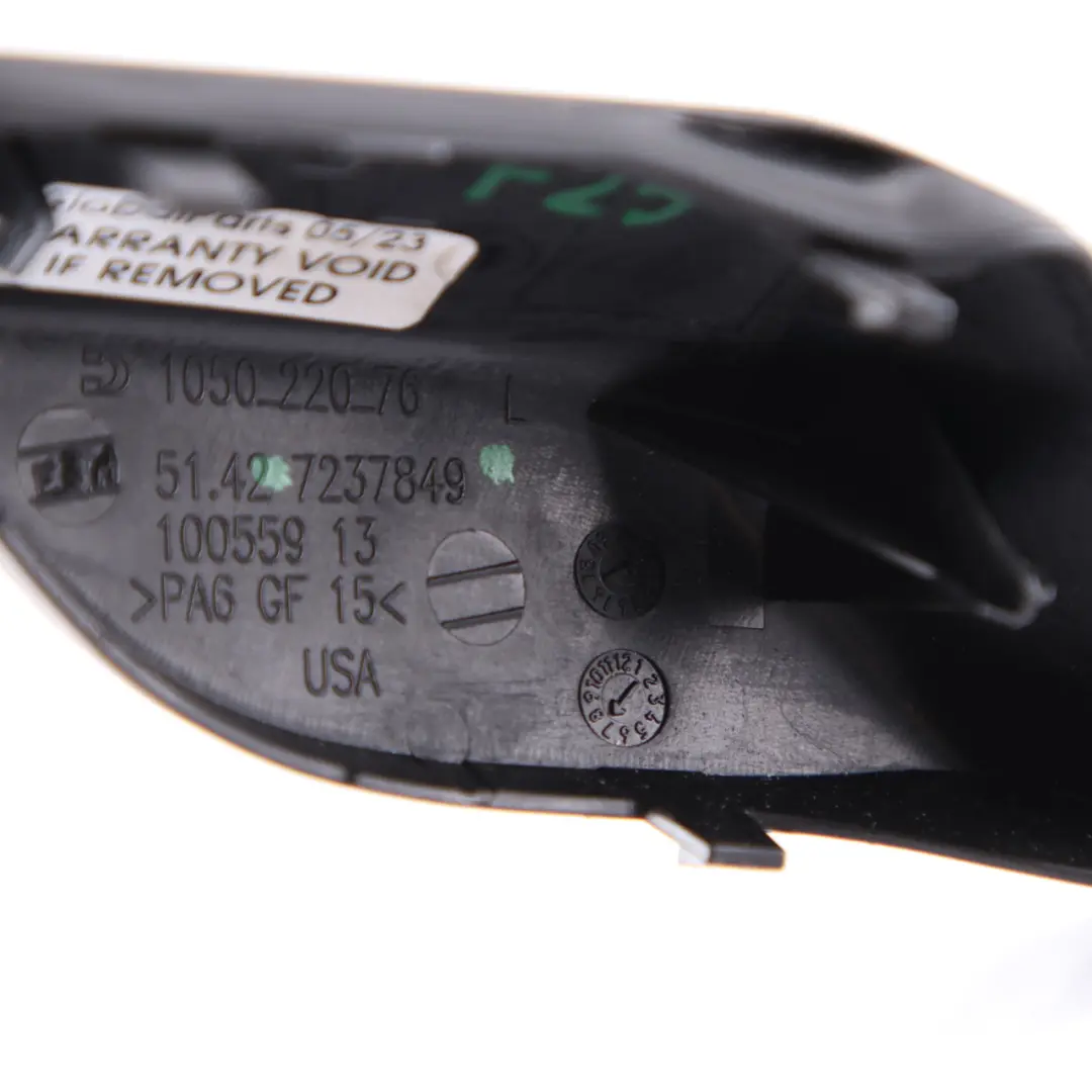 Garniture de Porte Arrière Gauche Cache Panneau Noir pour BMW F25 à propos du numéro de pièce 7237849 BMW F25 Garniture de Porte Arrière Gauche Cache Panneau Noir - SKU 7237849 - Numéro de pièce 7237849