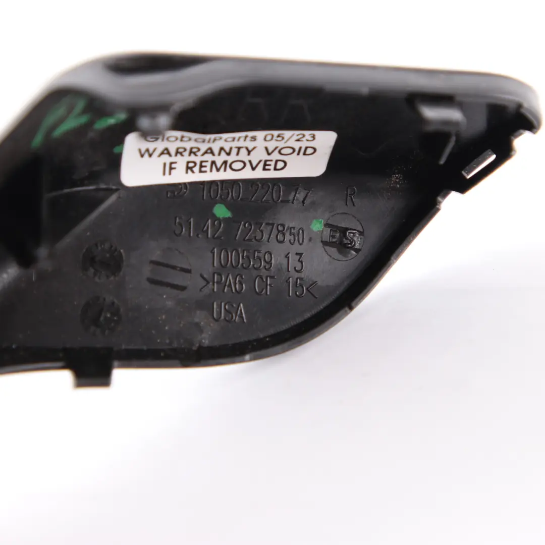 Embellecedor Puerta Trasera Derecha Panel Tapa Negro para BMW F25 con número de pieza 7237850 BMW F25 Embellecedor Puerta Trasera Derecha Panel Tapa Negro - SKU 7237850 - Número de pieza 7237850